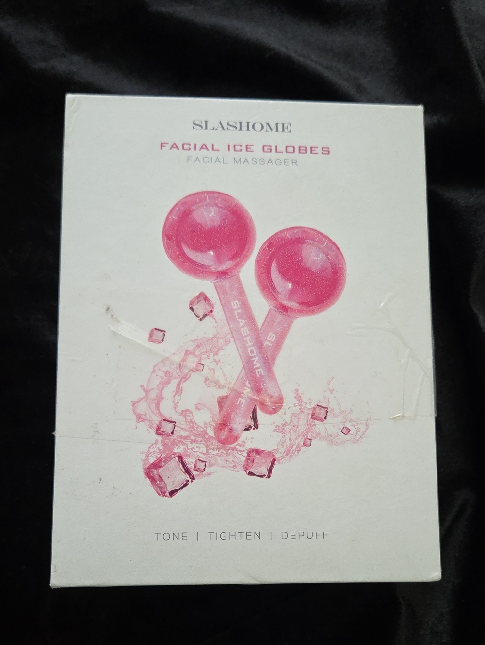 SLASHOME Facial Ice Globes - Pink Facial Massager
